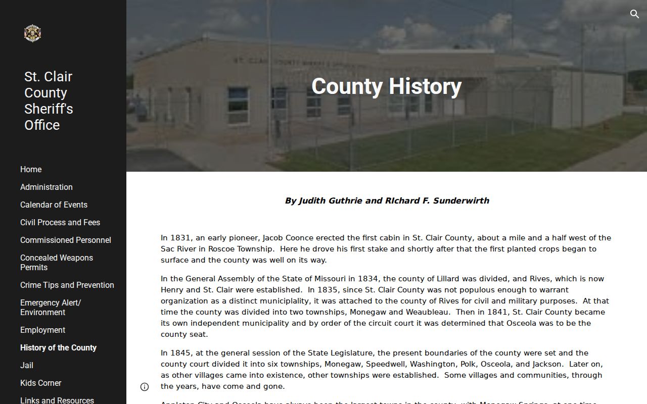 St. Clair County history and Roscoe local context